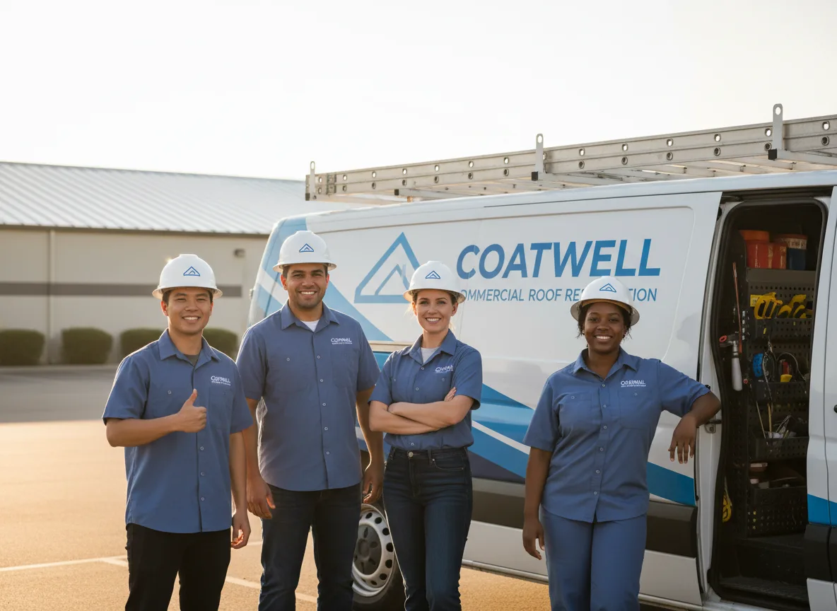 Commercial roof coating company in Melvern, KS